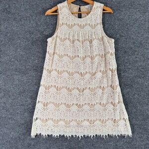 Speechless Ivory Lace Dress‎ M Romantic Cottagecore Vintage-Inspired Cocktail